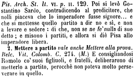 mettere-a-partito