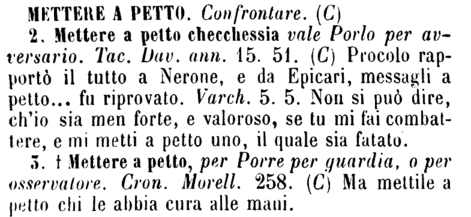 mettere-a-petto