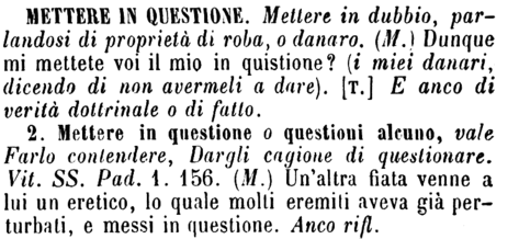 mettere-in-questione