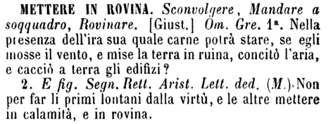 mettere-in-rovina