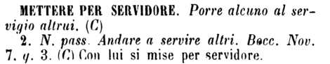 mettere-per-servidore