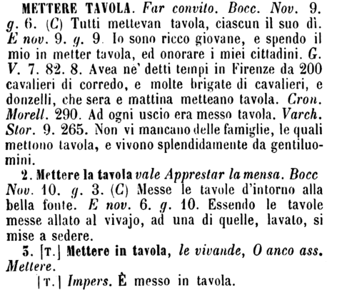 mettere-tavola