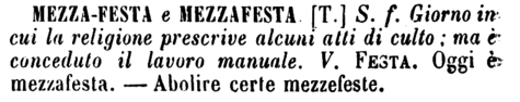 mezza-festa