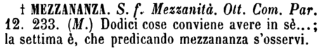 mezzananza