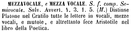 mezzavocale