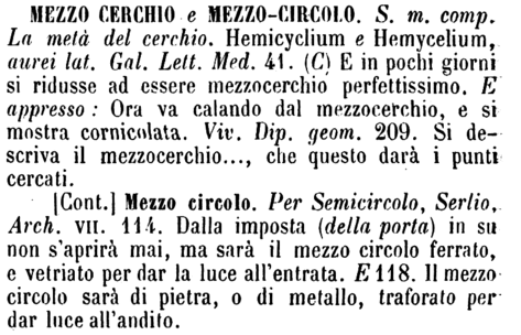 mezzo-cerchio