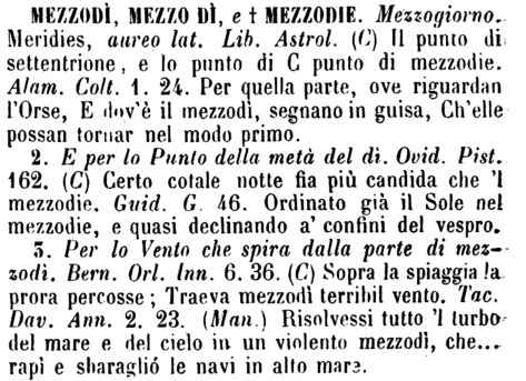 mezzodi