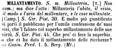 millantamento