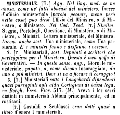 ministeriale