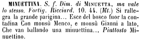 minuettina