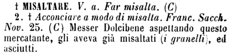 misaltare