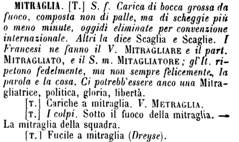 mitraglia