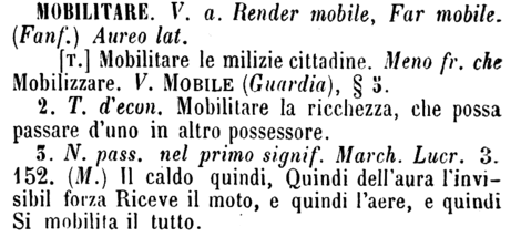 mobilitare