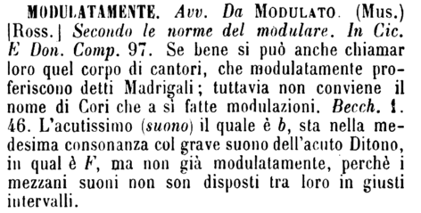 modulatamente