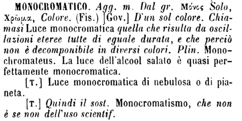 monocromatico