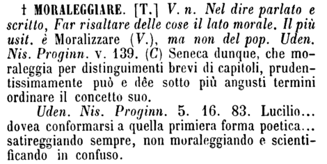 moraleggiare