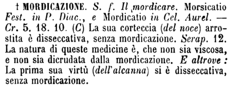 mordicazione