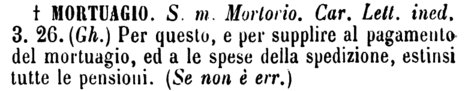 mortuagio