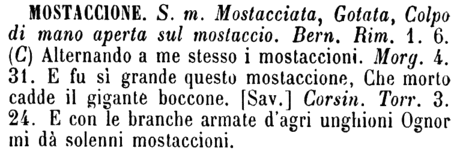 mostaccione