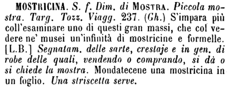 mostricina