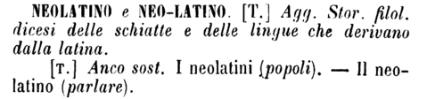 neolatino