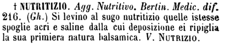 nutritizio