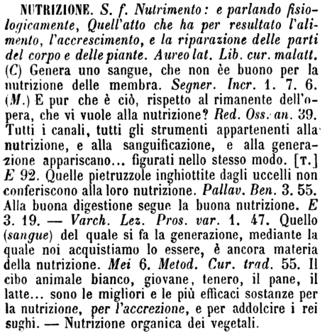 nutrizione