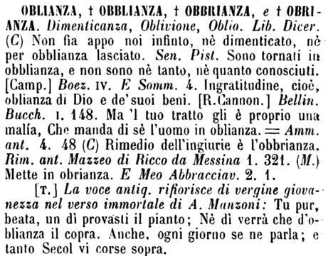 oblianza