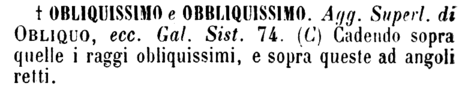 obliquissimo