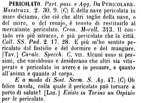 pericolato