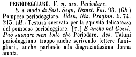 periodeggiare