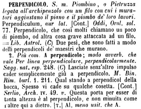 perpendicolo