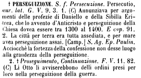 perseguizione