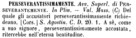 perseverantissimamente