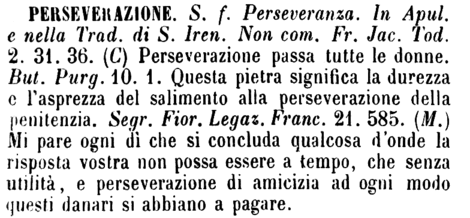 perseverazione