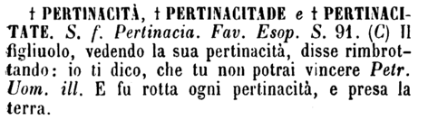 pertinacita