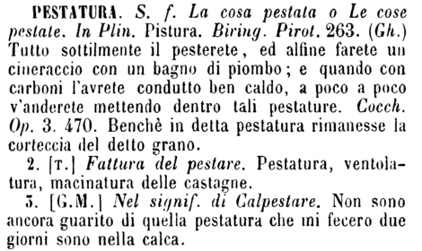 pestatura