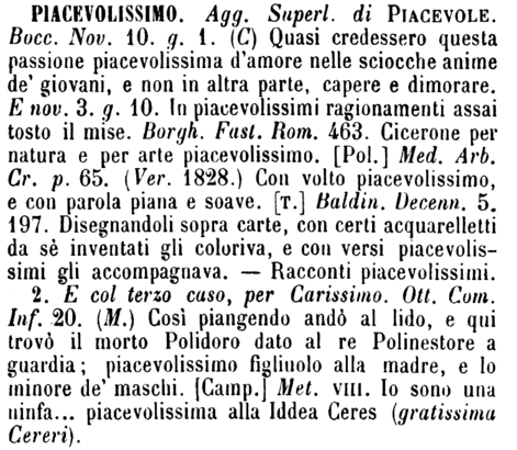 piacevolissimo