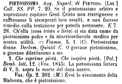 pietosissimo