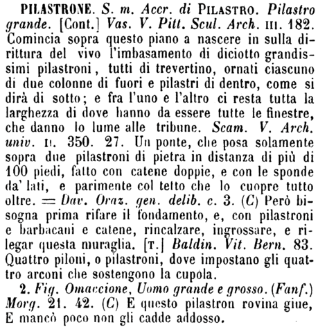 pilastrone