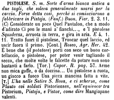 pistolese