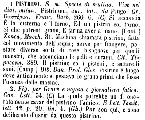 pistrino