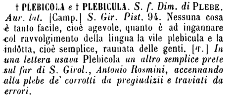 plebicola