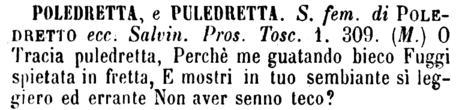 poledretta