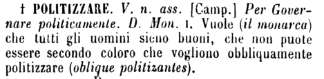 politizzare