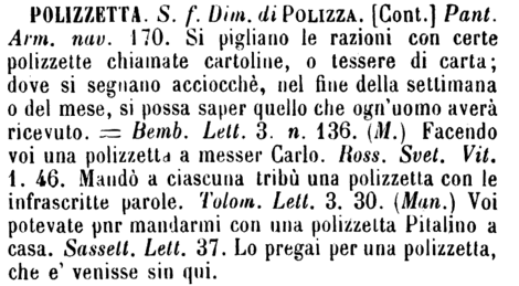 polizzetta