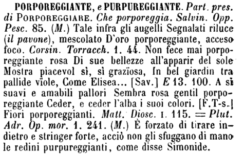 porporeggiante