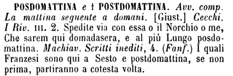 posdomattina