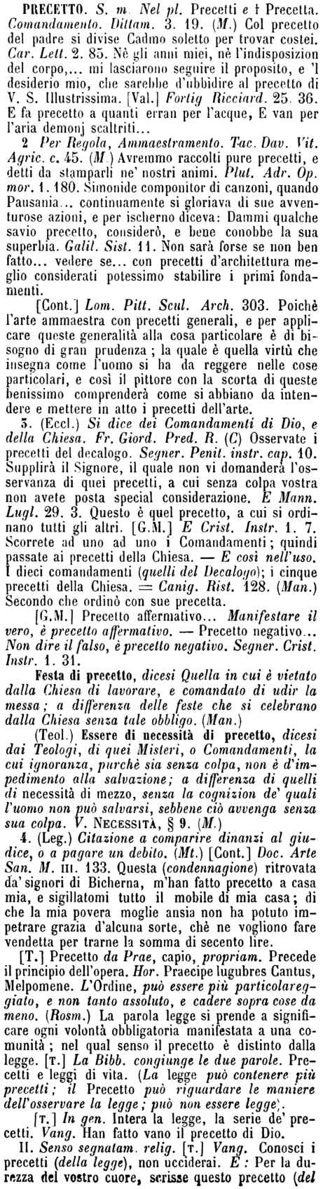 precetto