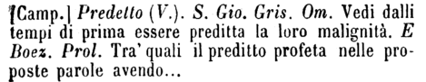 preditto